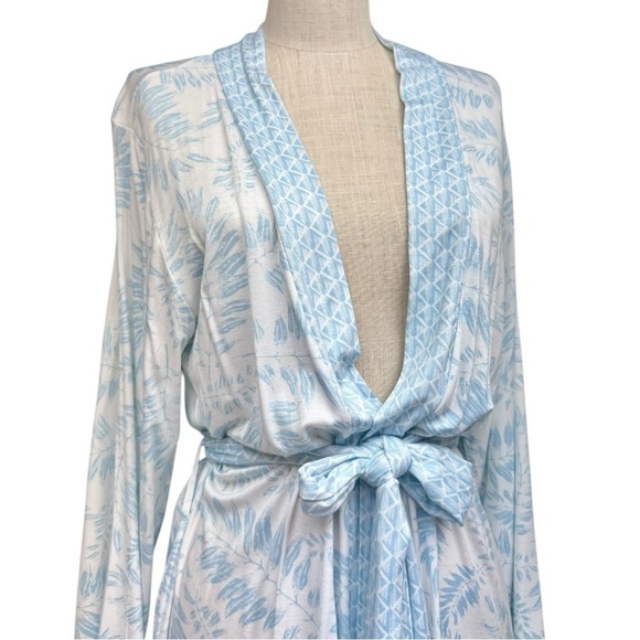 Hale Bob Blue Mid-Length Robe - Size Medium and Large Available NWT - Picture 6 of 15